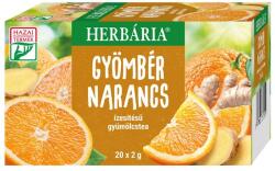 Herbária Gyömbér-Narancs tea - 20 filter - vitaminbolt