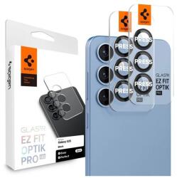 Spigen optik pro hd kameravédő üveg 2db, 9h, csak lencse, fekete, kompatibilis: Samsung Galaxy S25 Plus, SM-S936 (AGL09088)