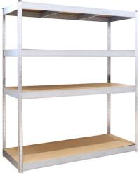 ROJAPLAST Regal, 160×60×180cm, polc, acél, teherbírású (9813)