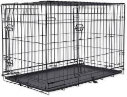  ABC-ZOO Cușcă pliabilă pentru câini, 2 uși, L - 91 x 56 x 63 cm
