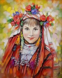 MagicArt Kit de vopsea după număr MagicArt - Extravaganță bulgară (bazat pe originalul de Miglena Kirilova) (GX46971)