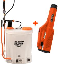 RURIS RS 2000 pompa stropit baterie 4 Ah+ AR99 atomizor electric (2000rs19AR99) Pulverizator