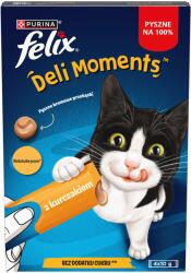 FELIX Felix Deli Moments krémes csirkés rágcsálnivaló macskáknak 4x10g