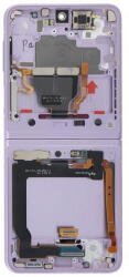 GH82-27244D Samsung Galaxy Z Flip3 5G OEM OLED kijelző, érintővel Lila kerettel, előlap (GH82-27244D)