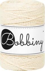 Bobbiny 3PLY Macramé Rope 1, 5 mm 100 m Butter Yellow Șnur (TD-E083)