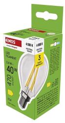 EMOS LED izzó Filament Mini Globe / E14 / 3, 4 W (40 W) / 470 lm / Természetes fehér (ZF1D23) - dellaprint