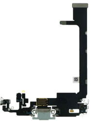 tel-szalk-0193081 Apple iPhone 11 Pro Max töltőcsatlakozó port, flex kábellel, fehér (tel-szalk-0193081)