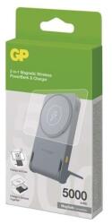 EMOS GP Powerbank Q05B , 5 000 mAh, 20 W+Wireless, fekete (B6305B)
