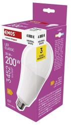EMOS LED izzó Classic A95 / E27 / 28 W (200 W) / 3452 lm / Természetes fehér (ZQ5E93)