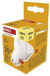 EMOS LED izzó Basic MR16 / GU10 / 2, 9 W (25 W) / 250 lm / Meleg fehér (ZL8F02)