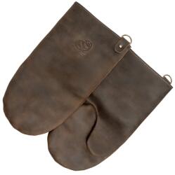 BeaverCraft bőr hőálló BBQ grillező kesztyű, barna LC_BBQ_Gloves_Brow (LC_BBQ_Gloves_Brown)