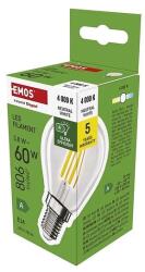 EMOS LED izzó Filament Mini Globe / E14 / 3, 8 W (60 W) / 806 lm / Természetes fehér (ZF1A43)
