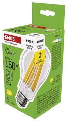 EMOS LED izzó Filament A70 / E27 / 18 W (150 W) / 2452 lm / Természetes fehér (ZF5D83) - dellaprint