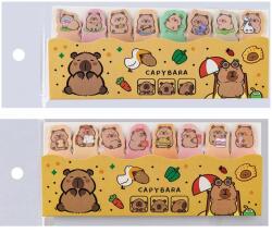Iskola Capybara Öntapadós jegyzettömb 50x14mm 8x15 lapos többféle 1db (P1132-0582-812778) - jatekshop