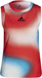 adidas Maiou pentru femei Melbourne Printed Match Tank White/Red/Blue S