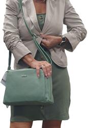 RIALTO pisztáciazöld, két részes, előzsebes divattáska RX355DO-F2 - taskaweb