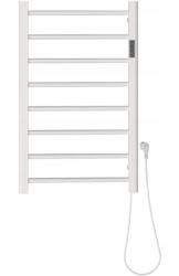 Gamma Erga Pago, elektromos radiátor 500x800 mm digitális termosztáttal álló vagy falra szerelhető, 200W, matt fehér, ERG-LAV-GRZE-E-ST88080500-WH (ERG-LAV-GRZE-E-ST88080500-WH)