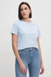 Tommy Hilfiger pamut póló női, WW0WW43895 - kék M
