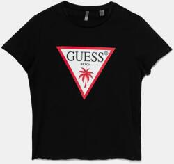 GUESS gyerek pamut póló fekete, J5GI36 JA914 - fekete 158-166