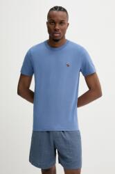 Abercrombie & Fitch pamut póló férfi, sima, KI124-5069 - kék XS
