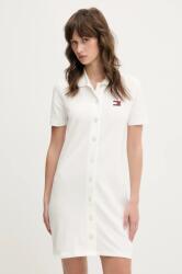 Tommy Hilfiger ruha fehér, mini, egyenes, DW0DW20302 - fehér XL