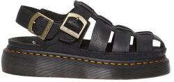 Dr. Martens bőr szandál Wrenlie fekete, női, platformos, DM31524001 - fekete Női 40