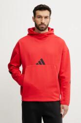 Adidas felső Z. N. E. piros, férfi, nyomott mintás, kapucnis, JD5322 - piros M