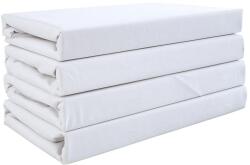  Cearsaf din bumbac DELUXA 145x245 cm alb