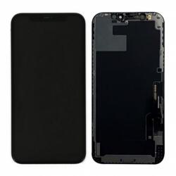 Apple iPhone 13, LCD kijelző érintőplexivel (SOFT OLED IC CSERE TÁMOGATÁS), fekete
