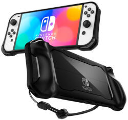 Spigen Rugged Armor Nintendo Switch OLED grip tok, fekete (ACS04020)