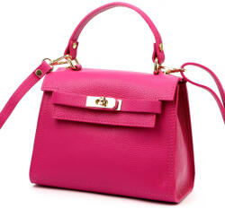 GREGORIO Luka 19-17 MN magenta női bőr kézitáska, válltáska 23 x 19 x 12.5 cm (57191)