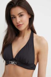 MICHAEL Michael Kors bikini felső HALTER BIKINI TOP fekete, enyhén merevített kosaras, MM7M161 - fekete XS