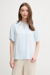 Benetton ing női, galléros, regular, 5WPWDQ0B1 - kék S - answear - 19 990 Ft