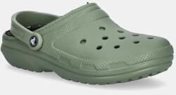 Crocs papucs Classic Lined Clog zöld, férfi, 203591 - zöld Férfi 37/38