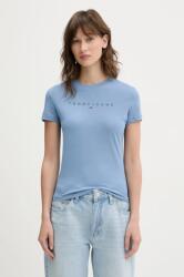 Tommy Jeans pamut póló női, DW0DW20315 - kék L