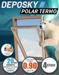 DEPOSKY Fereastra mansarda DEPOSKY POLAR TERMO 4 sticle, maner jos (DPT C2A B4800)