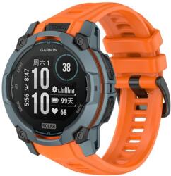 SILICONE Curea înlocuibilă pentru Garmin Instinct 3 45mm portocaliu