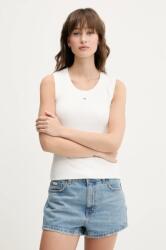 Tommy Jeans top fehér, DW0DW20673 - fehér S