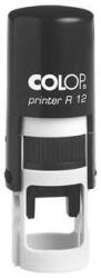 Colop Bélyegző, kör, COLOP "Printer R12", fekete cserepárnával (01031200)