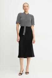 Elisabetta Franchi ruha fekete, midi, testhezálló, AB85752E2 - fekete 40