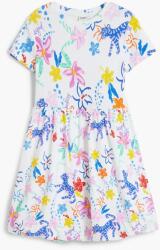Desigual gyerek ruha fehér, mini, harang alakú, 25SGVK03 - fehér 104