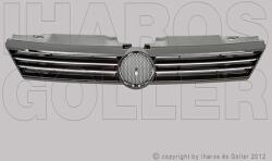 VW Jetta 2011-2014 - Hűtődíszrács fekete, króm kerettel