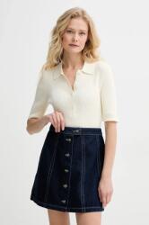 APC A. P. C. pamut póló polo danae női, bézs, COGDK. F23216 - bézs M
