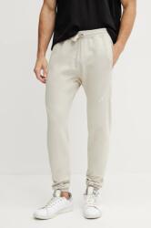 Adidas pamut melegítőnadrág ALL SZN bézs, férfi, sima, JI6390 - bézs S