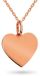 Heratis Forever Szív alakú lemez rosé aranyból, 9K IZ23731RHR