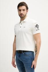 Aeronautica Militare pamut póló fehér, férfi, nyomott mintás, PO1866P310 - fehér L