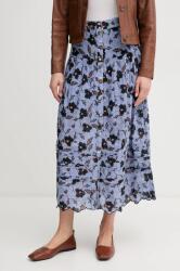 Pepe Jeans pamut szoknya ENODIA midi, harang alakú, PL901193 - kék XL