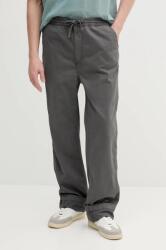 Alpha Industries pamut nadrág Basic Cotton Pants férfi, szürke, egyenes, 156214 - szürke 31