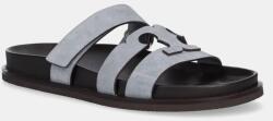 Tory Burch papucs velúrból Ines Sport női, 167709-100 - kék Női 39