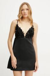 Elisabetta Franchi ruha fekete, mini, testhezálló, AB73752E2 - fekete 34